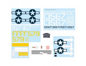 Flightline 1.6M F4U-1D Corsair "Bubble Top" Decal Set